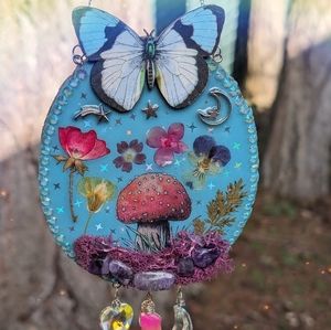 🦋 SOLD🦋Cosmic Fairy Garden Suncatcher •